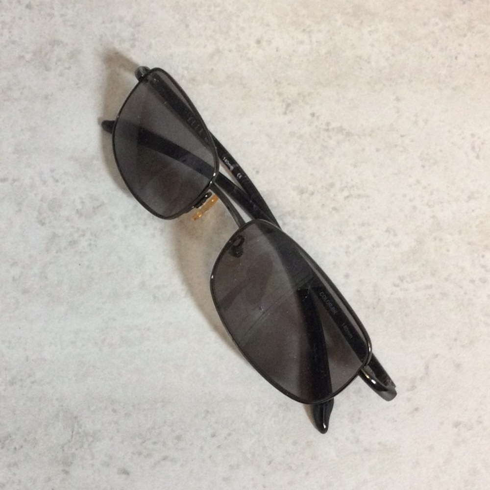 NWT ELLE black metal eyeglasses new old stock